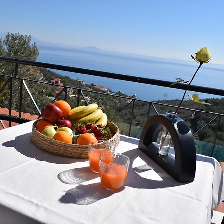 Apollo Romantic Sea View Villa Kivérion Esterno foto
