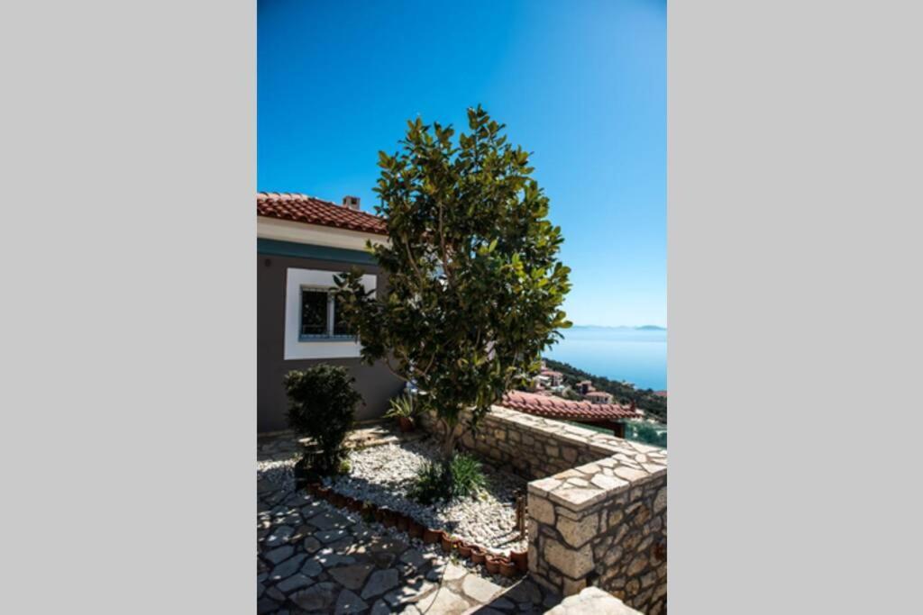 Apollo Romantic Sea View Villa Kivérion Esterno foto