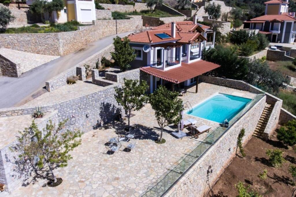 Apollo Romantic Sea View Villa Kivérion Esterno foto