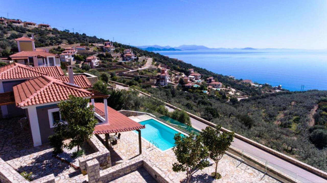 Apollo Romantic Sea View Villa Kivérion Esterno foto