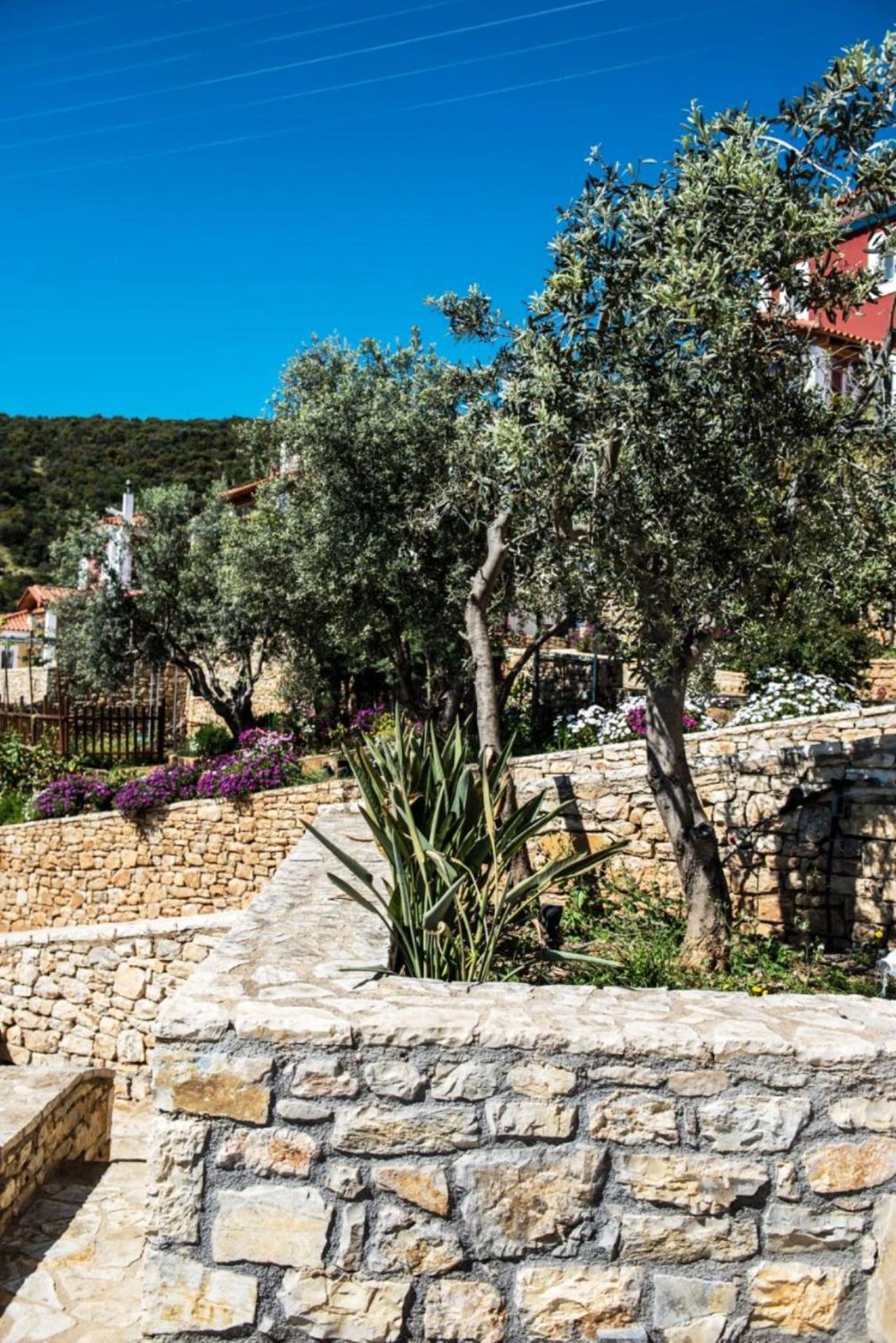 Apollo Romantic Sea View Villa Kivérion Esterno foto