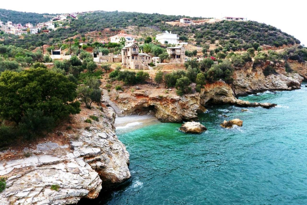 Apollo Romantic Sea View Villa Kivérion Esterno foto