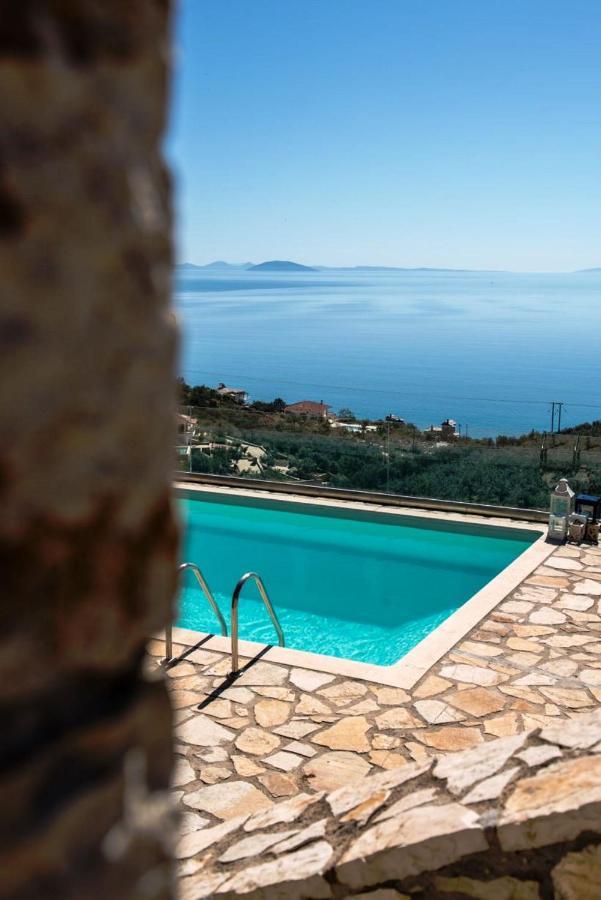 Apollo Romantic Sea View Villa Kivérion Esterno foto