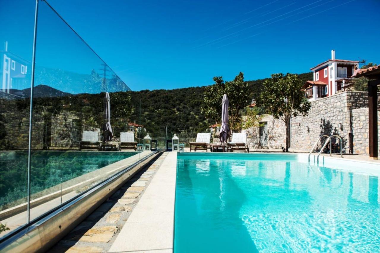 Apollo Romantic Sea View Villa Kivérion Esterno foto