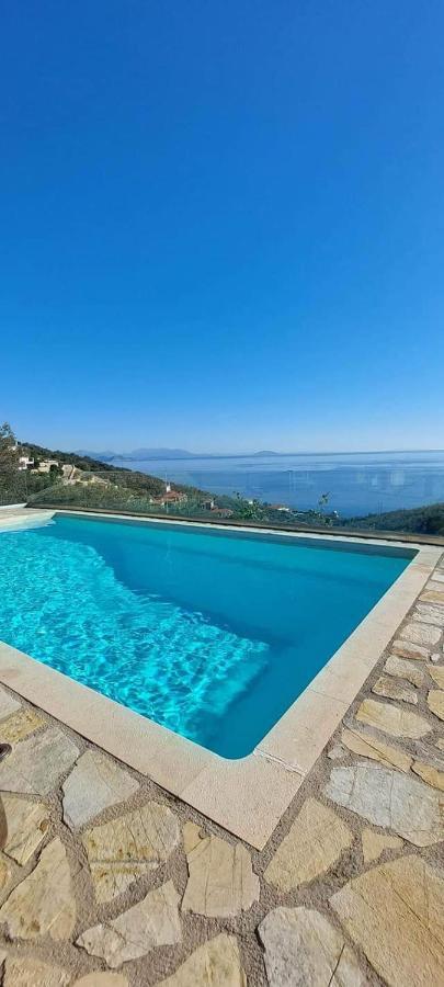 Apollo Romantic Sea View Villa Kivérion Esterno foto