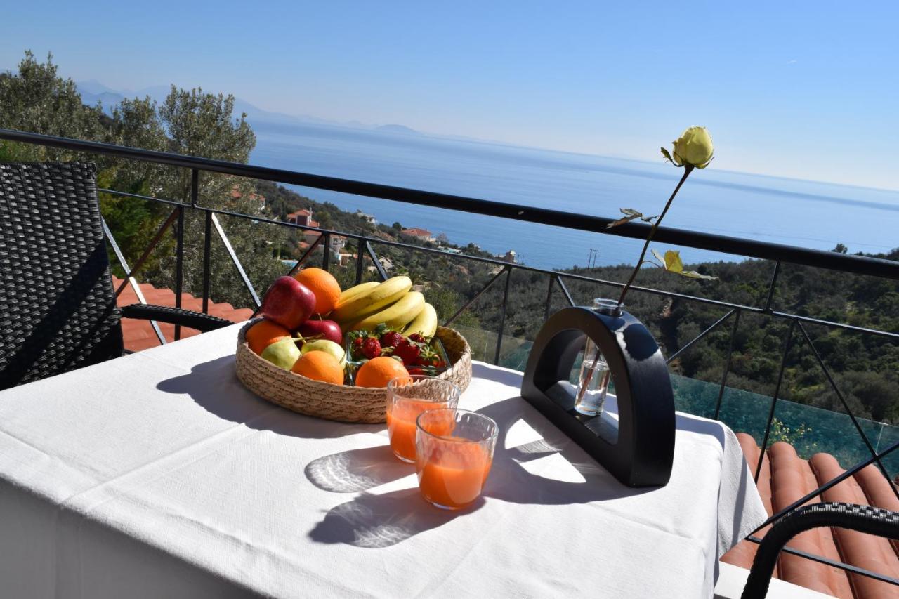 Apollo Romantic Sea View Villa Kivérion Esterno foto