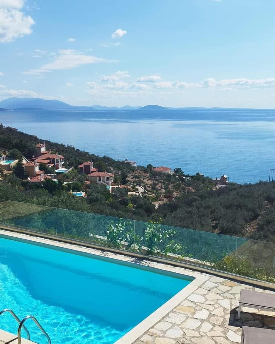 Apollo Romantic Sea View Villa Kivérion Esterno foto