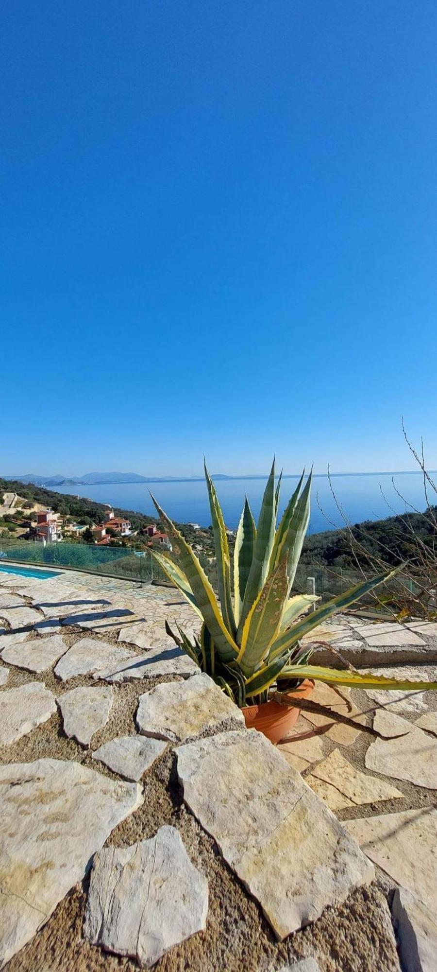 Apollo Romantic Sea View Villa Kivérion Esterno foto