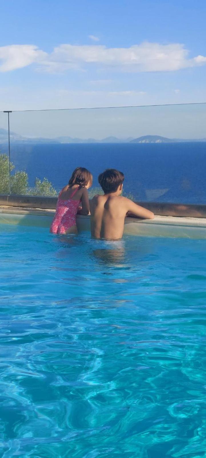 Apollo Romantic Sea View Villa Kivérion Esterno foto